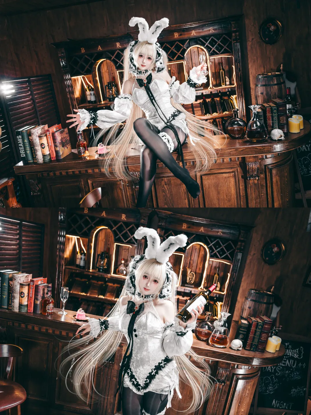 【可畏cos】碧藍航線可畏兔女郎的復古之夜 - 第 3 張