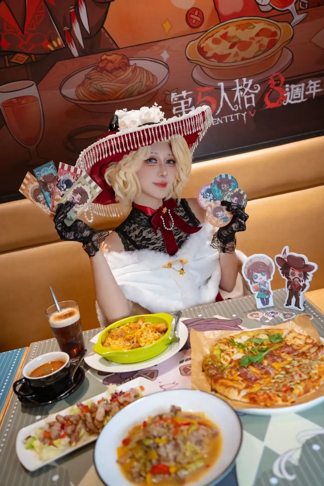 【法罗女士cos】优雅赴约第五人格八周年主题餐厅 - 第 3 张