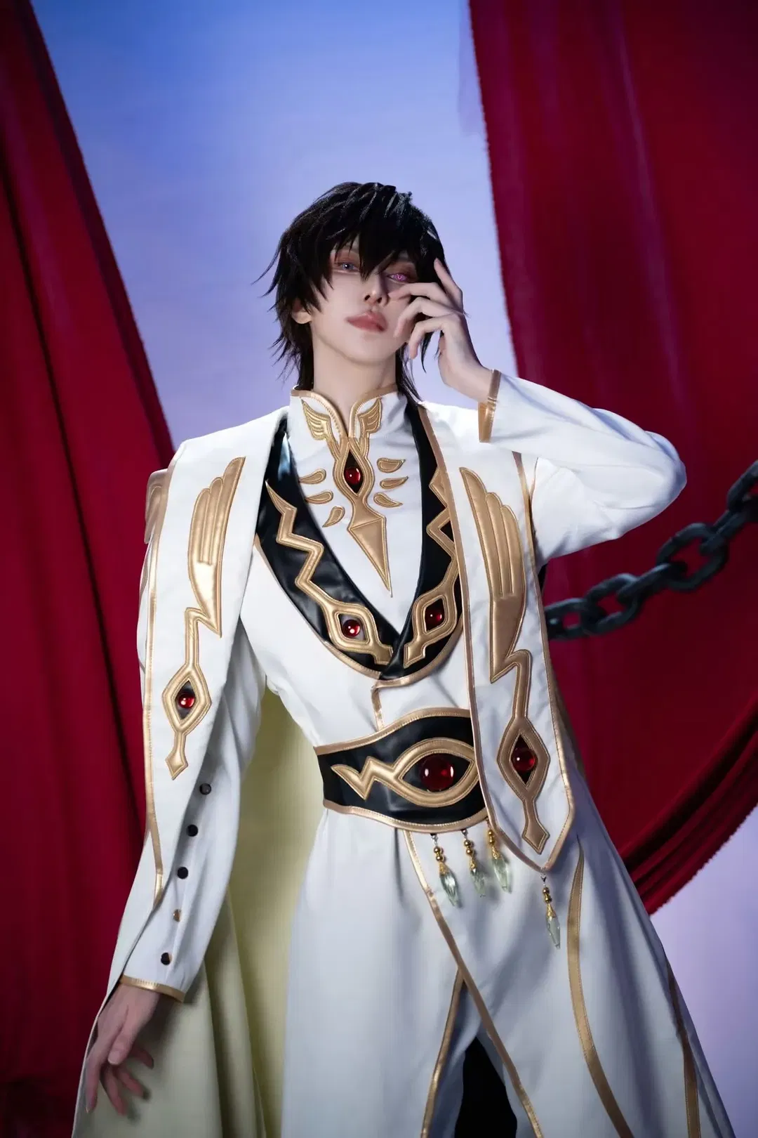 【鲁路修cos】反叛的鲁路修经典白色制服造型还原 - 第 5 张