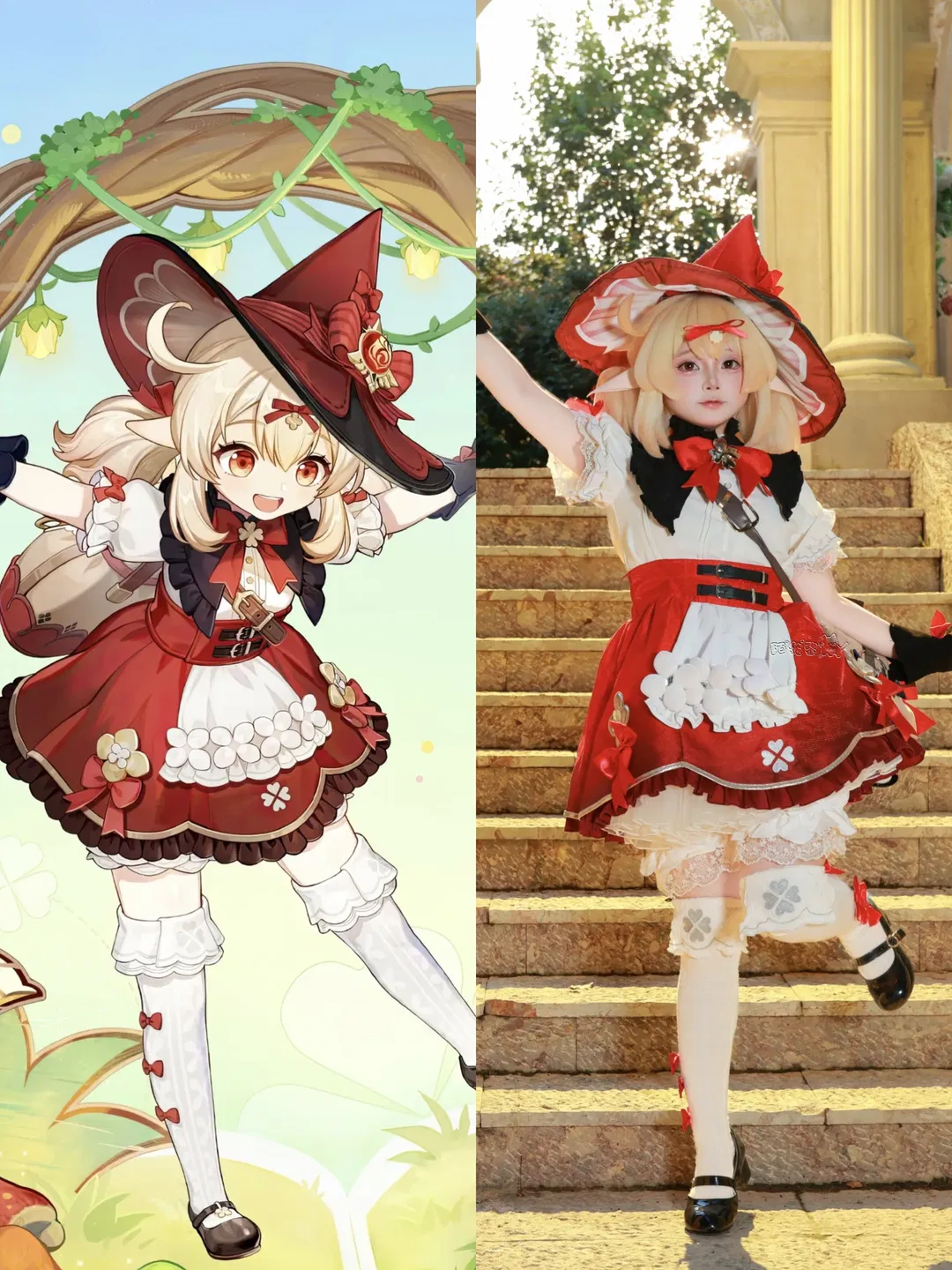 【可莉cos】当社畜挑战还原活泼魔法女巫 - 第 1 张