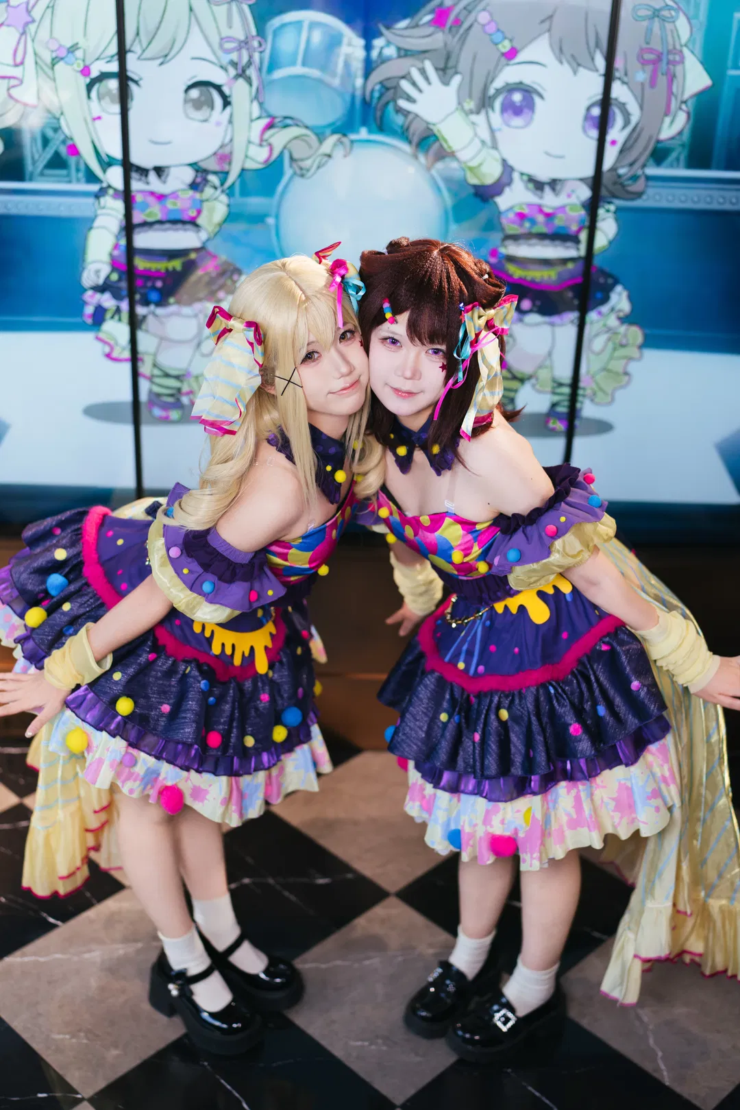 【户山香澄cos】和市谷有咲的Bang Dream双人打歌服 - 第 1 张