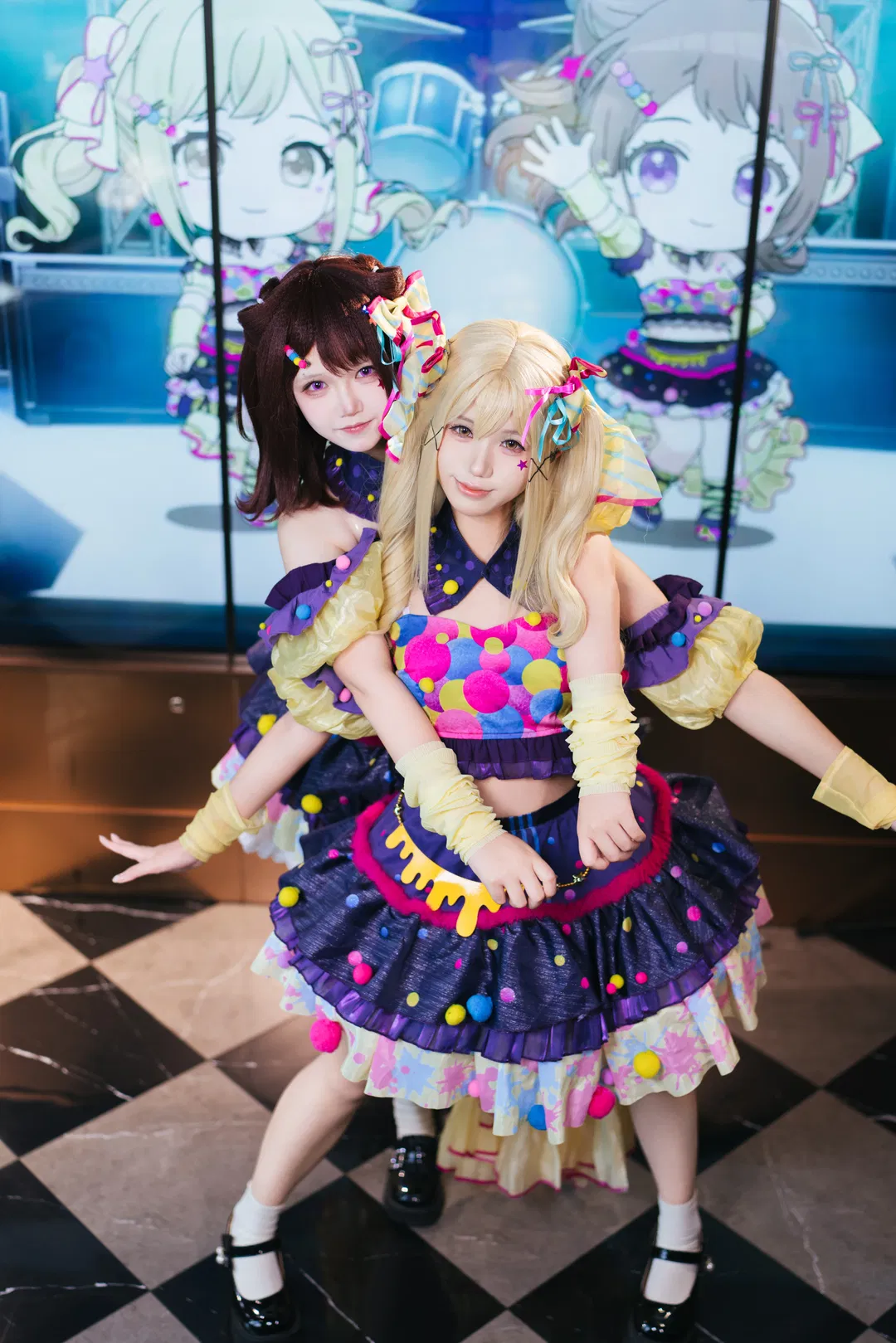 【户山香澄cos】和市谷有咲的Bang Dream双人打歌服 - 第 4 张