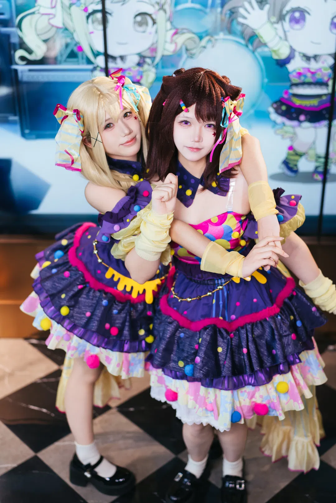 【户山香澄cos】市谷有咲和香澄的BanG Dream!打歌服舞台 - 第 1 张