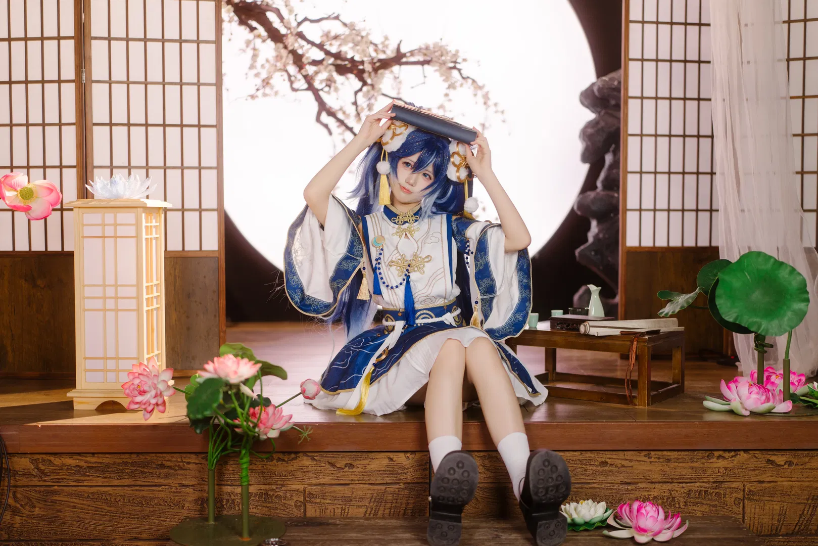 【尤诺cos】鸣潮尤诺稻香村满月场景拍摄分享 - 第 2 张