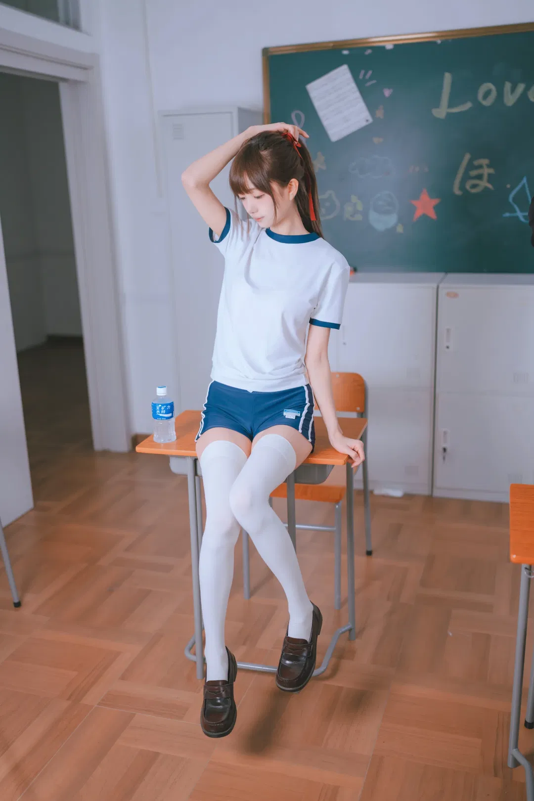 体活课间的体操服少女，满满校供感的日系校园风 - 第 1 张