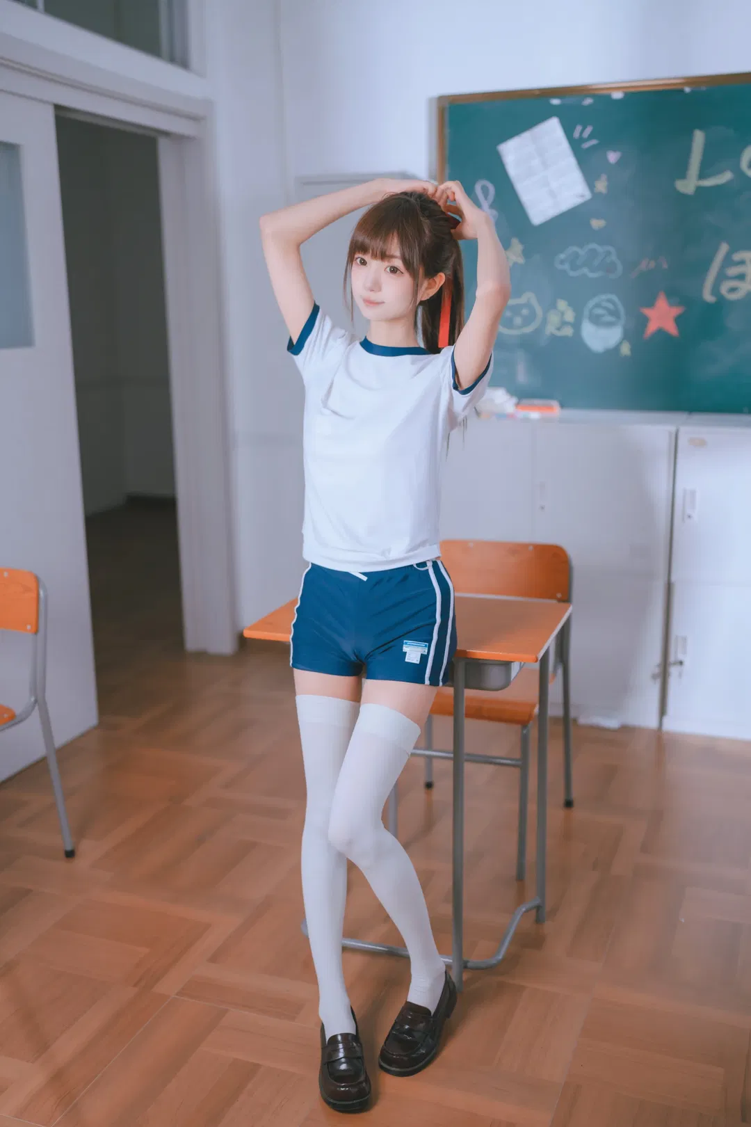 体活课间的体操服少女，满满校供感的日系校园风 - 第 6 张