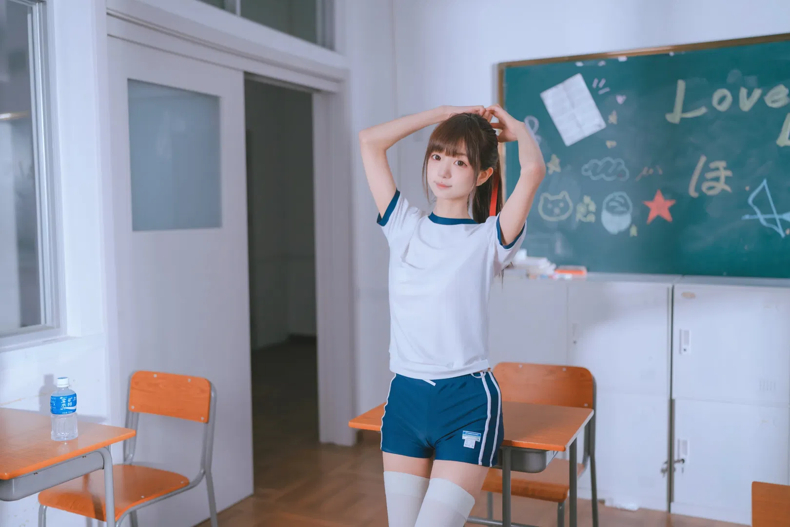体活课间的体操服少女，满满校供感的日系校园风 - 第 9 张