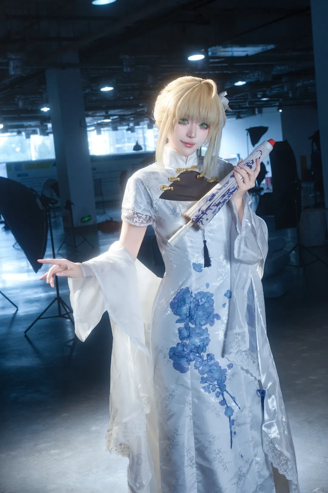 【saber cos】Fate四周年旗袍漫展场照 - 第 3 张