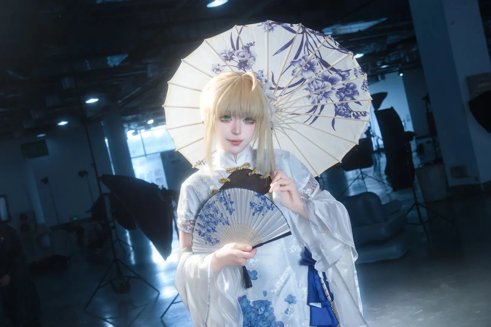 【saber cos】Fate四周年旗袍漫展场照 - 第 4 张