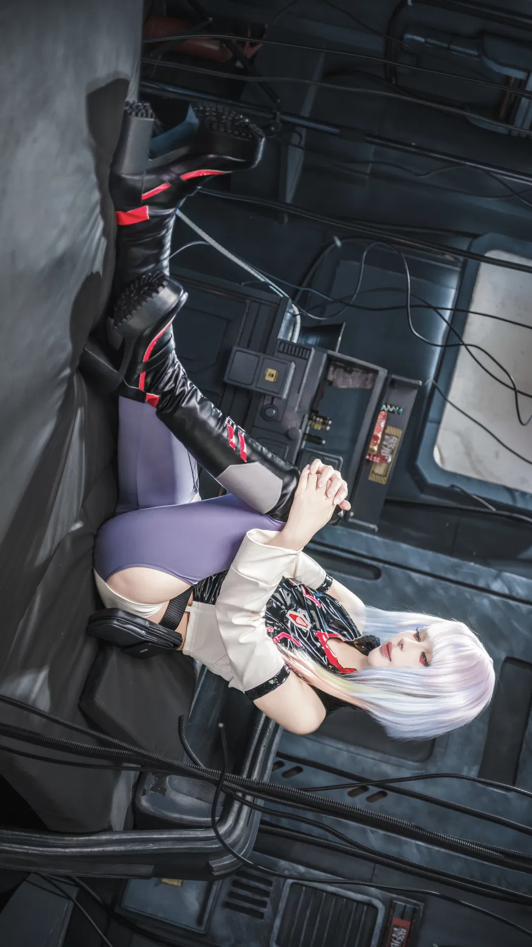 【露西cos】赛博朋克边缘行者 夜之城的赛博朋克女孩 - 第 1 张
