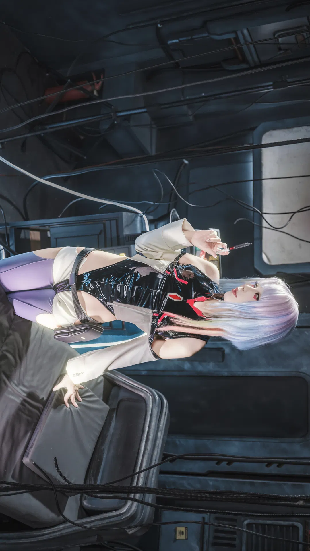 【露西cos】赛博朋克边缘行者 夜之城的赛博朋克女孩 - 第 3 张