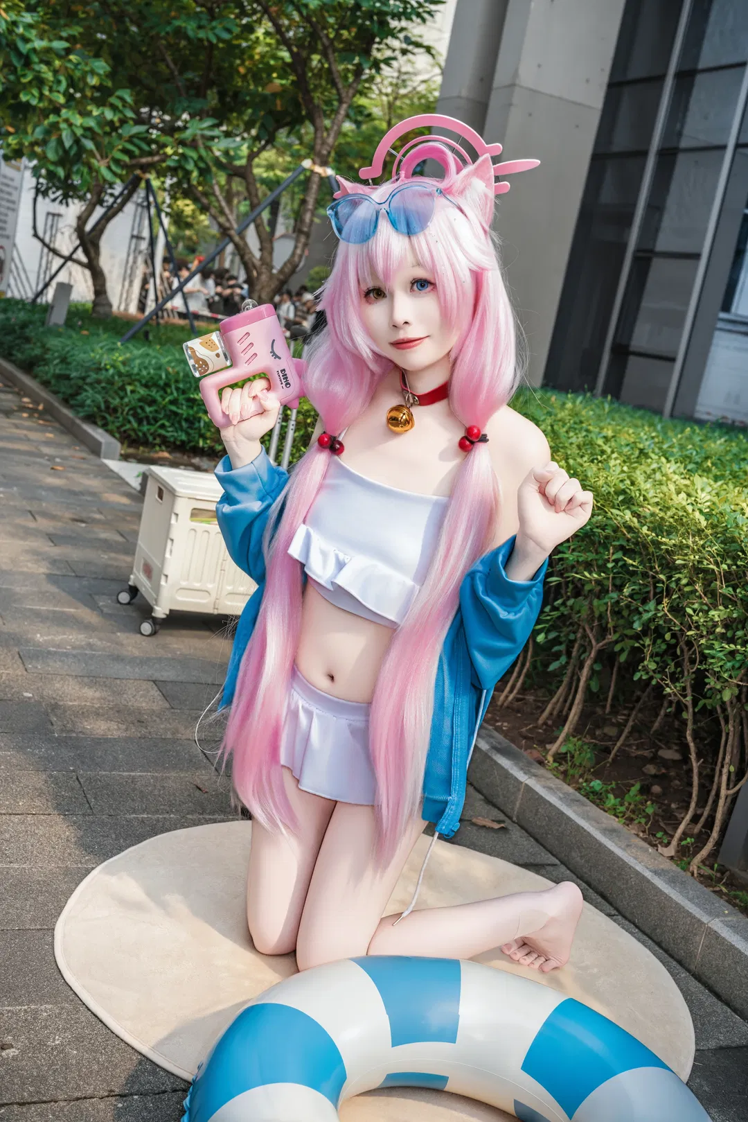 【小鳥遊星野cos】碧藍檔案夏日泳裝，來和我一起度假吧 - 第 3 張