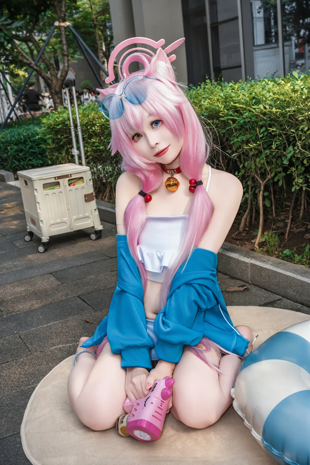 【小鳥遊星野cos】碧藍檔案夏日泳裝，來和我一起度假吧 - 第 4 張