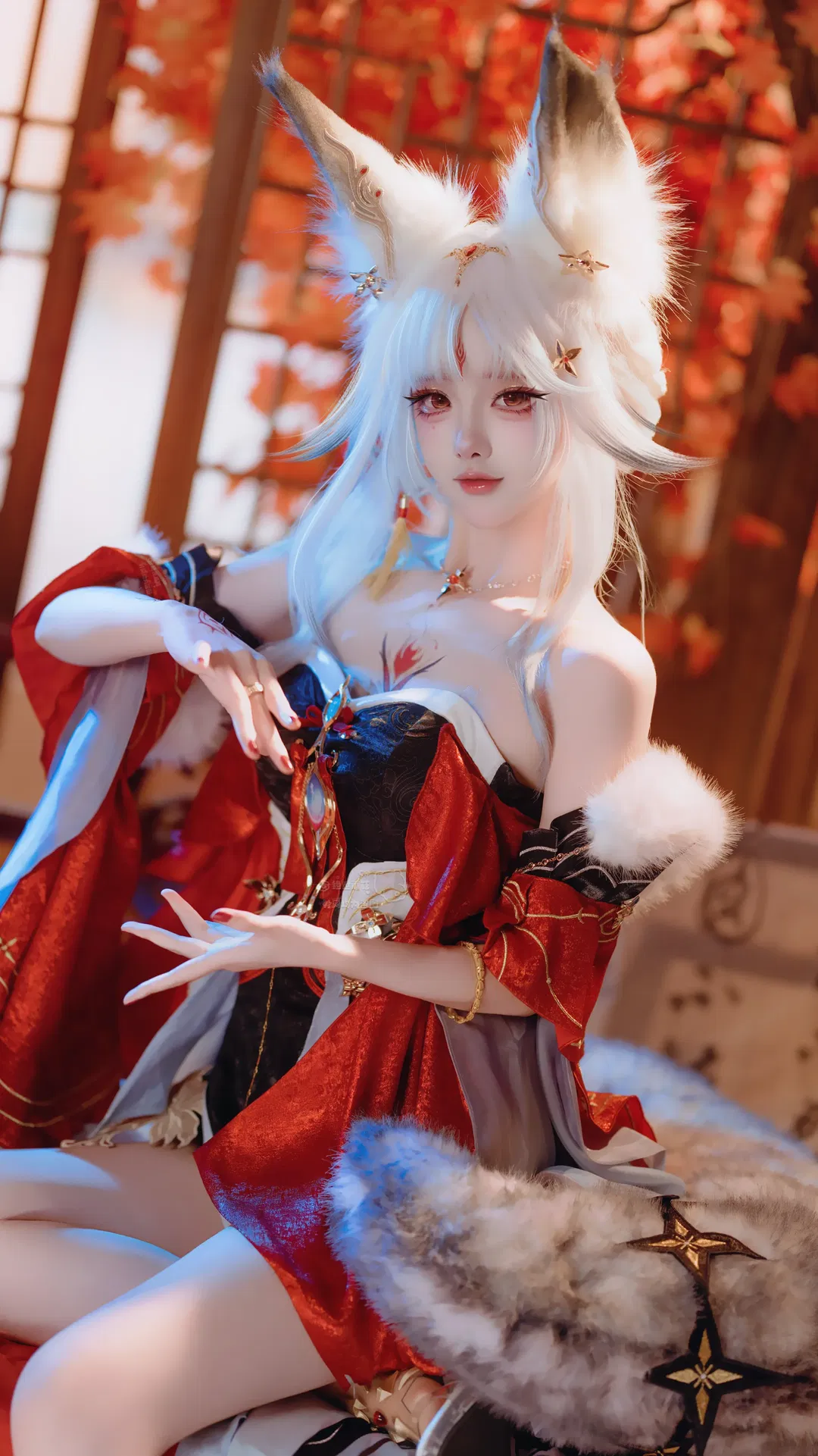 【心月狐cos】鳴潮心月狐，紅楓下的秋日之約 - 第 2 張