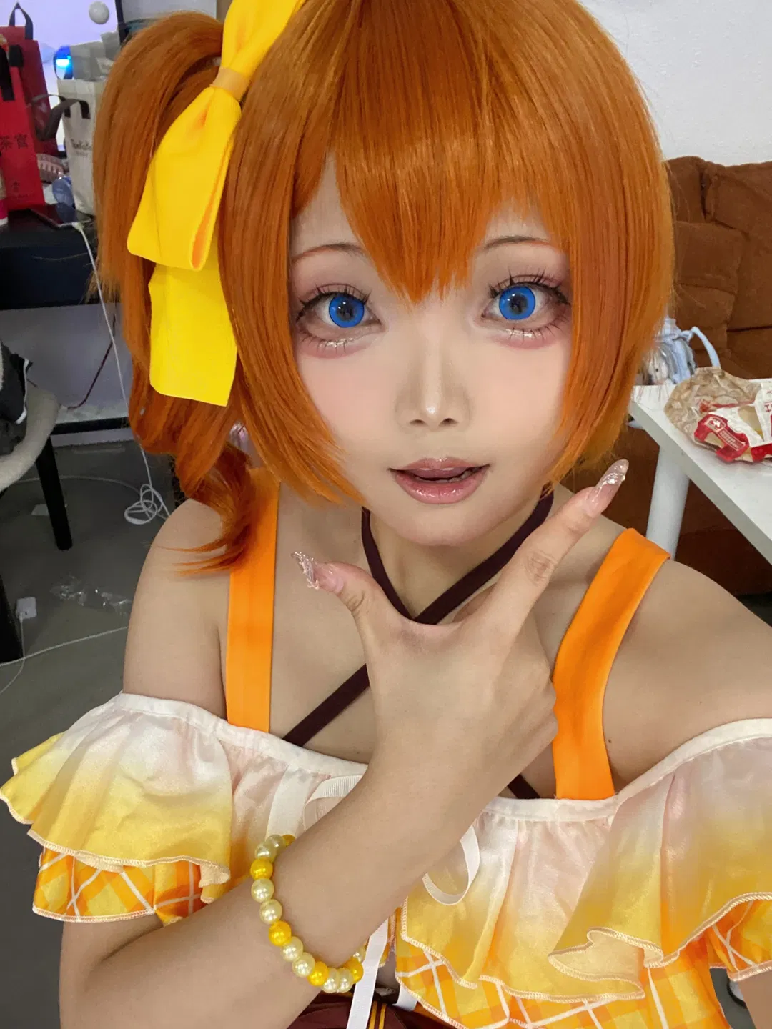 【高坂穗乃果cos】來給生活比個耶，果皇的新水著挑戰 - 第 1 張