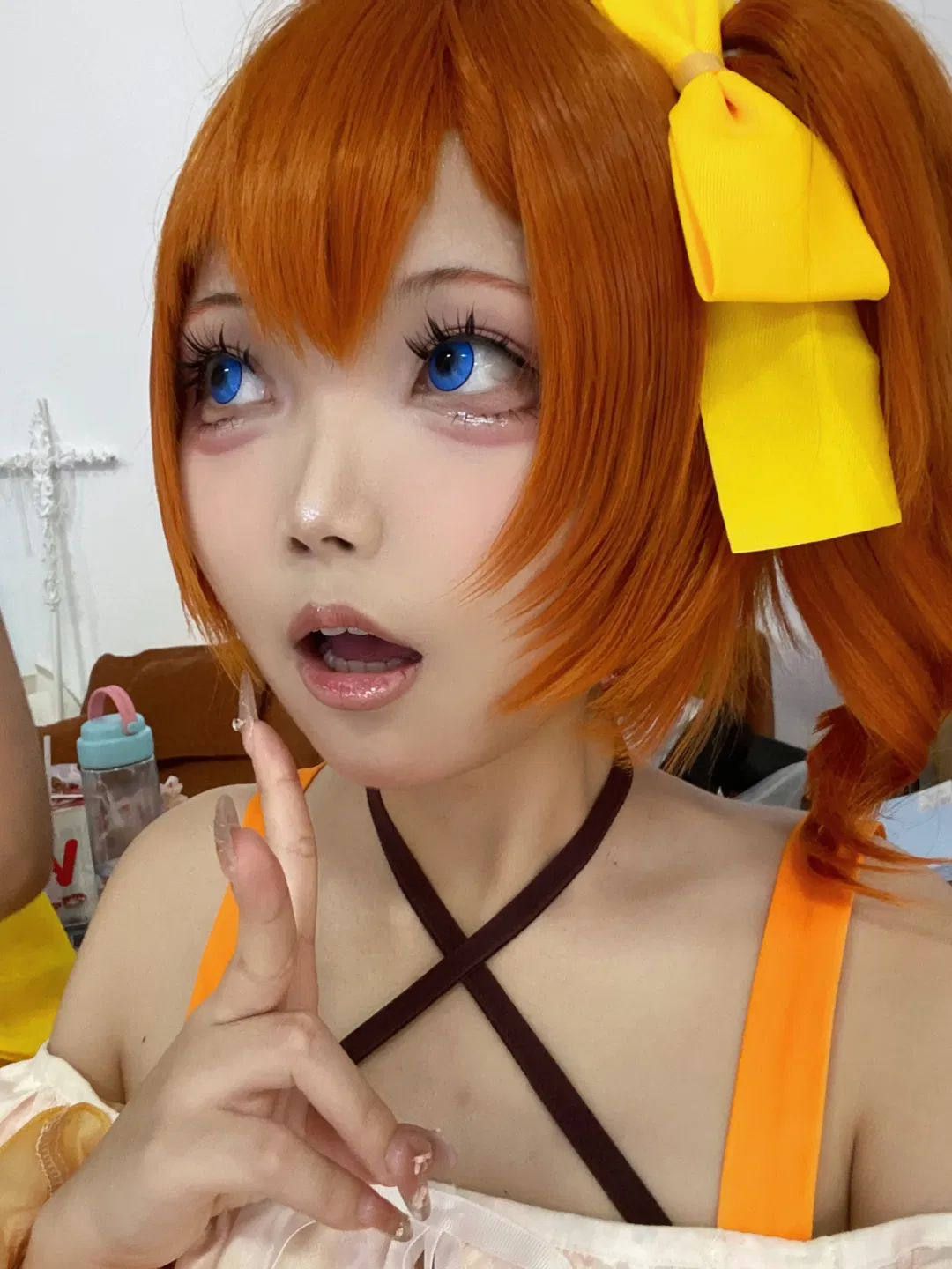 【高坂穗乃果cos】來給生活比個耶，果皇的新水著挑戰 - 第 2 張