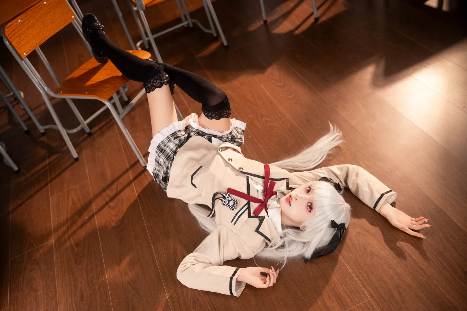 【篝之霧枝cos】美少女萬華鏡的教室光影記錄 - 第 1 張