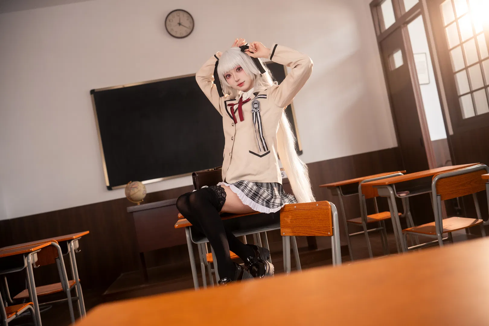 【篝之霧枝cos】美少女萬華鏡的教室光影記錄 - 第 2 張