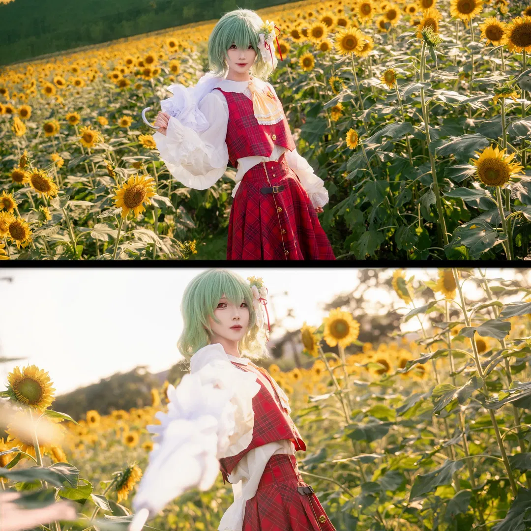 【风见幽香cos】东方Project向日葵花海中的花田暴君 - 第 3 张