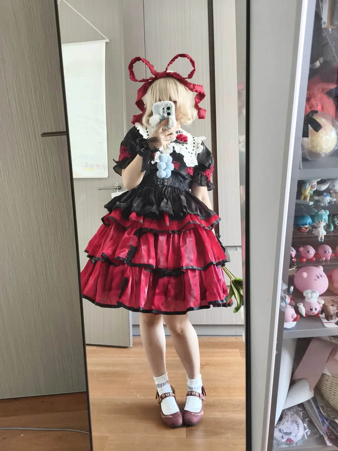 【梅蒂欣cos】小小的甜蜜毒药，红黑洛丽塔的毒人偶 - 第 2 张