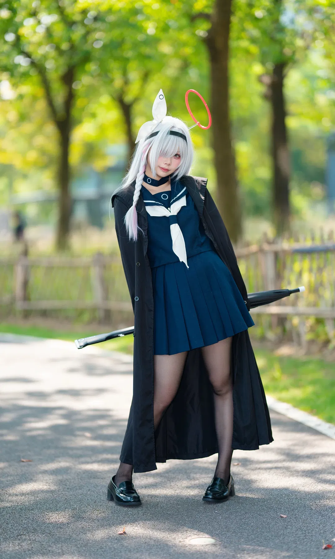 【普拉娜cos】碧蓝档案里的清冷白毛特工 - 第 2 张