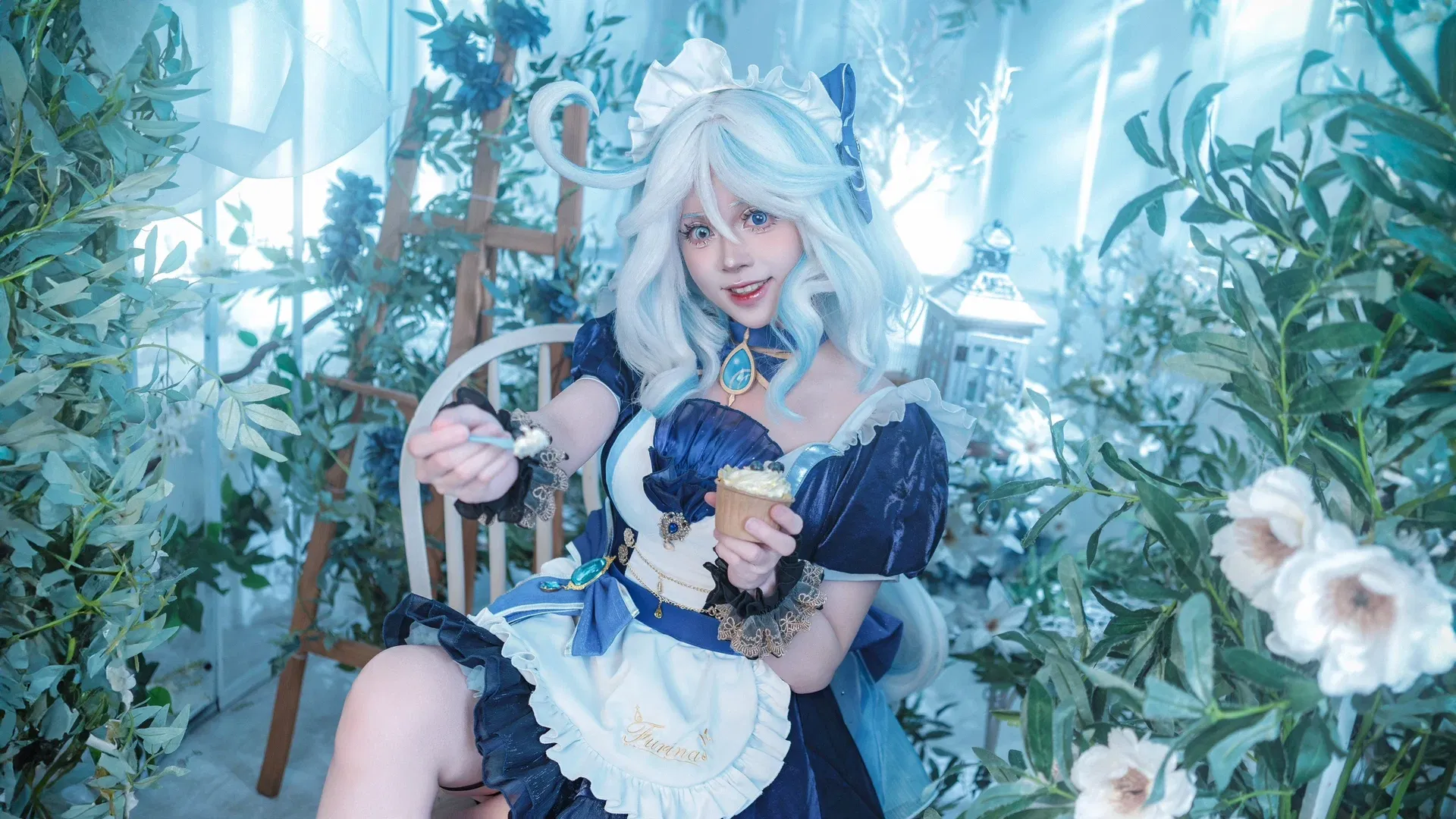 【芙寧娜cos】原神女僕的下午茶時光 - 第 2 張