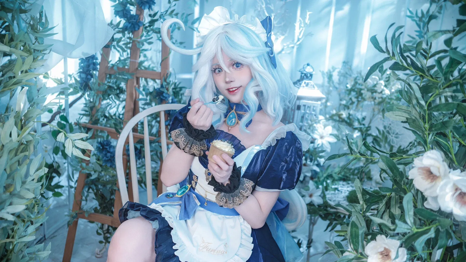 【芙寧娜cos】原神女僕的下午茶時光 - 第 3 張