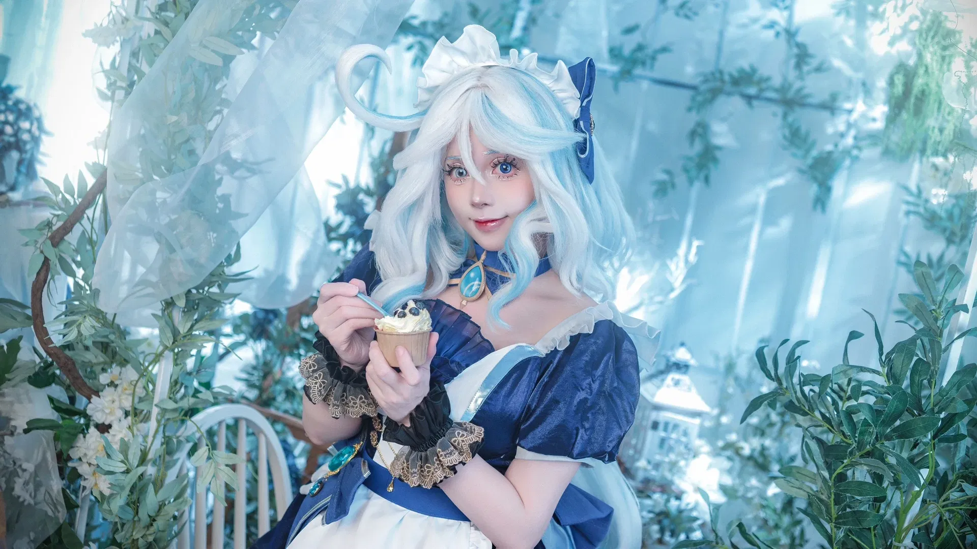 【芙寧娜cos】原神女僕的下午茶時光 - 第 4 張