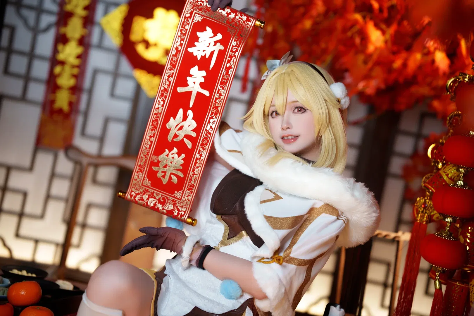 【旅行者熒cos】原神的新年祈福，新的一年繼續一起旅行 - 第 4 張