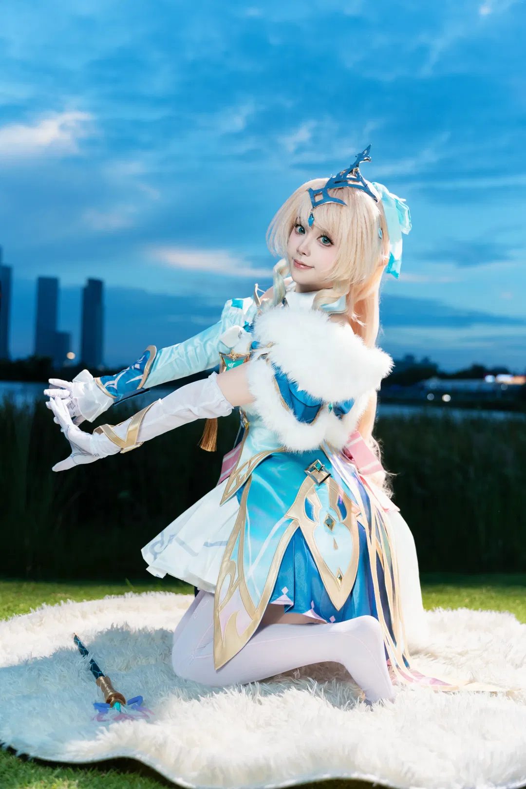 【薇斯納cos】原神至冬湖邊場照，脫了鞋也要出好片 - 第 1 張