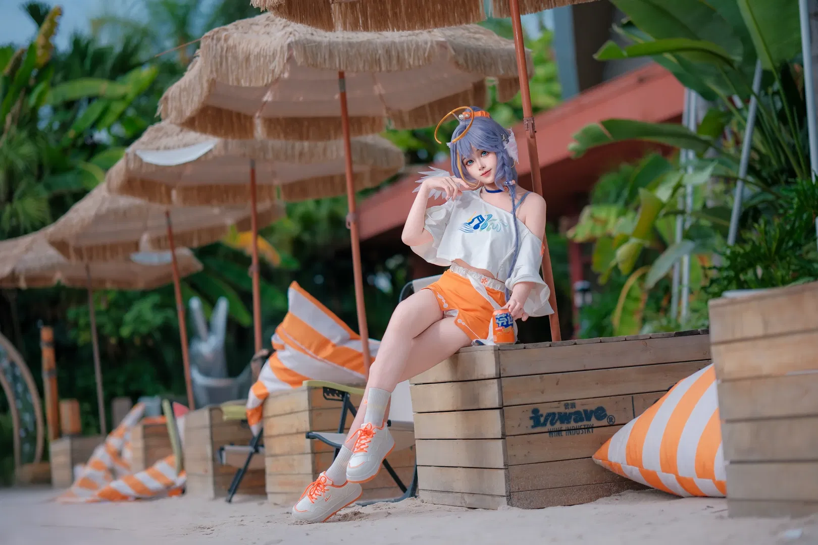 【知更鸟cos】崩坏星穹铁道夏日海滩的芬达时光 - 第 3 张