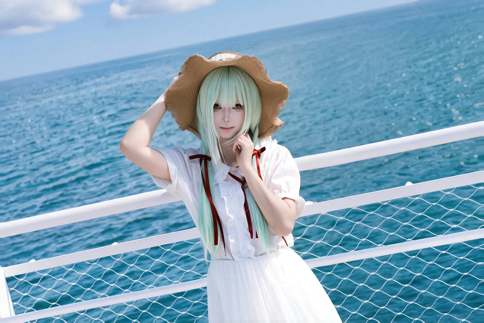 【若葉睦cos】海風與夏日白裙的碰撞 - 第 5 張