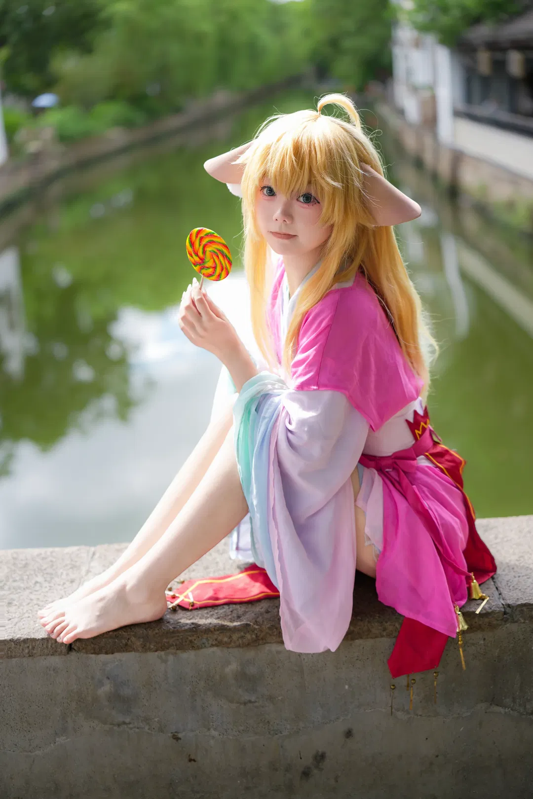 【涂山苏苏cos】元气少女的夏日水畔拍摄日记 - 第 1 张
