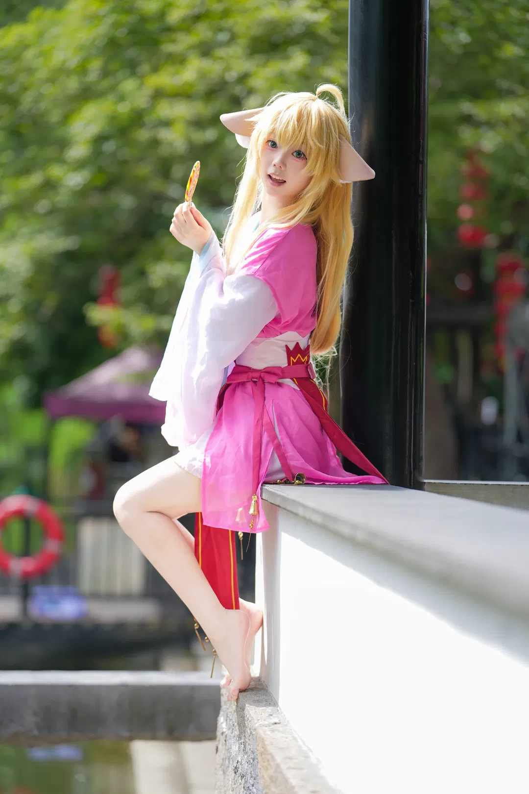 【涂山苏苏cos】元气少女的夏日水畔拍摄日记 - 第 3 张