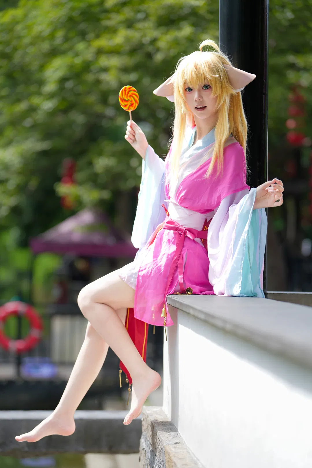 【涂山苏苏cos】元气少女的夏日水畔拍摄日记 - 第 4 张
