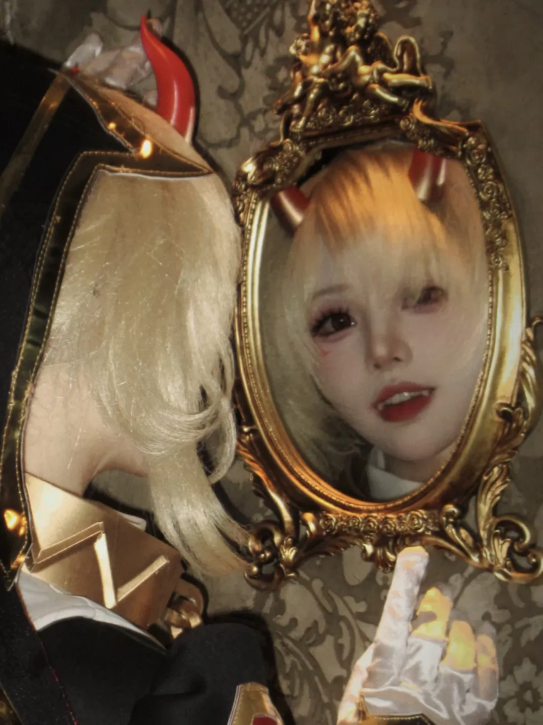 【雾子cos】守望先锋圣邪颂歌，恶魔角与复古镜的碰撞 - 第 2 张
