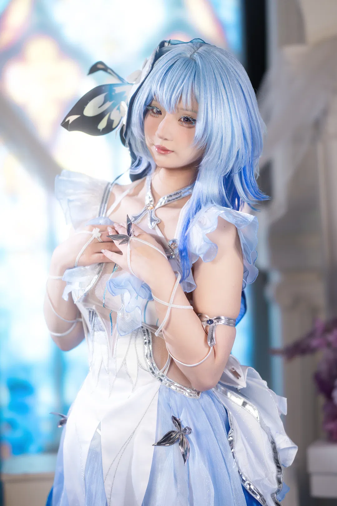【守岸人cos】鸣潮清冷感拉满的蓝色幻梦 - 第 3 张