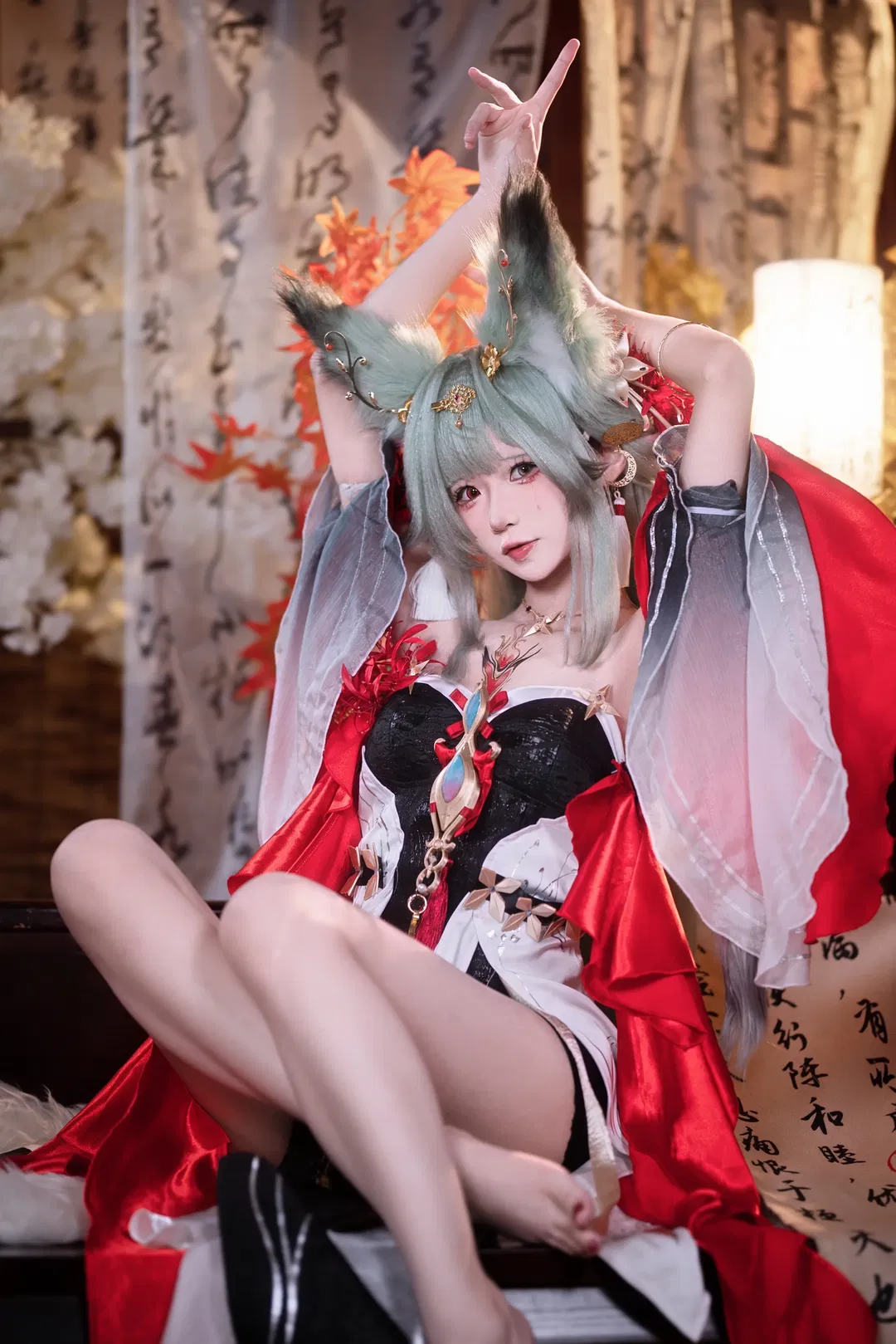 【弗洛洛cos】鸣潮心月狐的古风棚拍正片