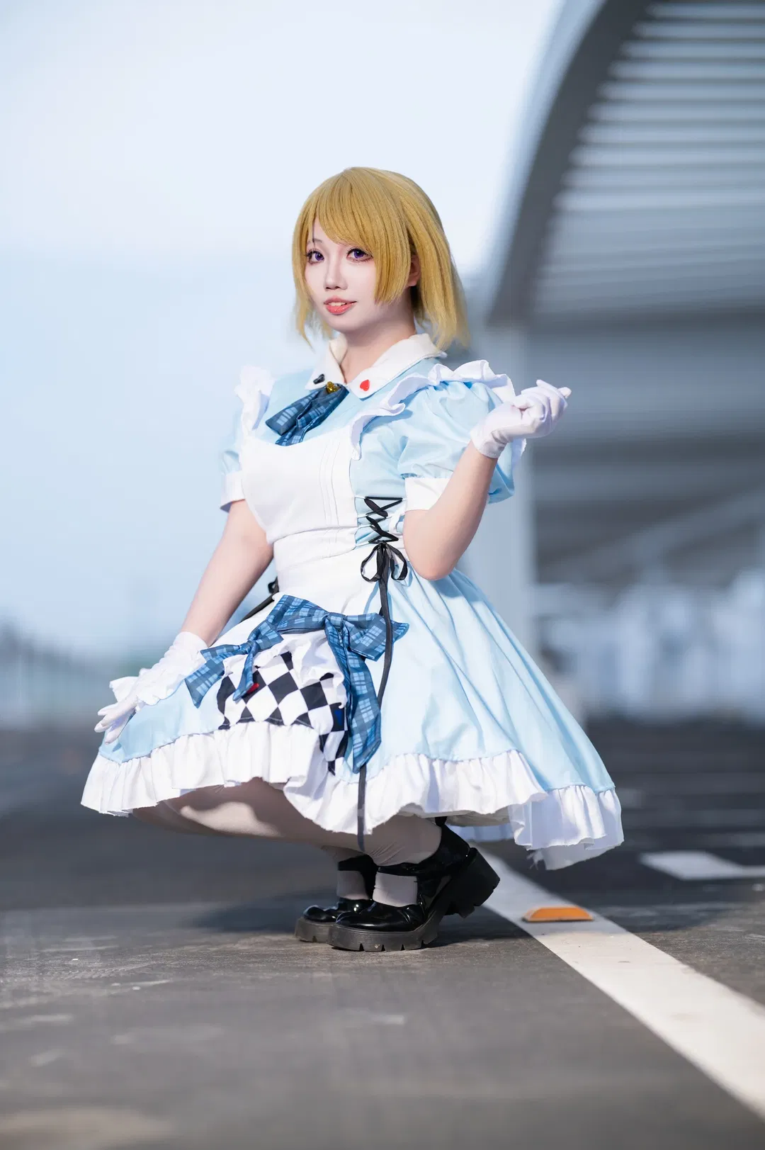 【駐車場フォト】駐車場で収めたイベント写真速報、仕事終わりの制服＆黒ストッキング実録 - 3 枚目