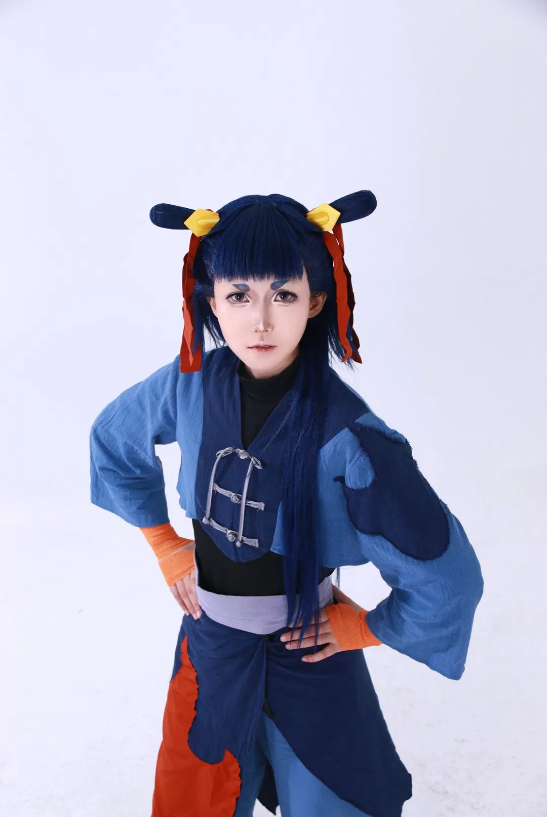 【哪吒cos】羅小黑戰記哪吒，這身藍橙配色太燃了 - 第 1 張