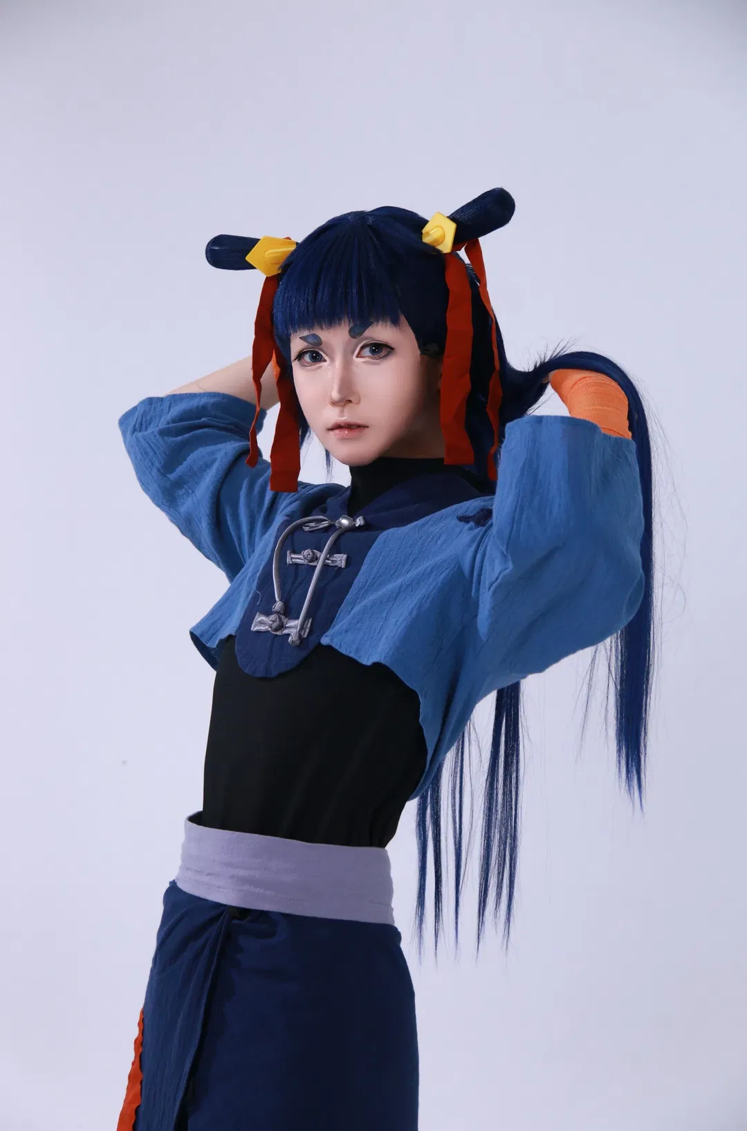 【哪吒cos】羅小黑戰記哪吒，這身藍橙配色太燃了 - 第 3 張