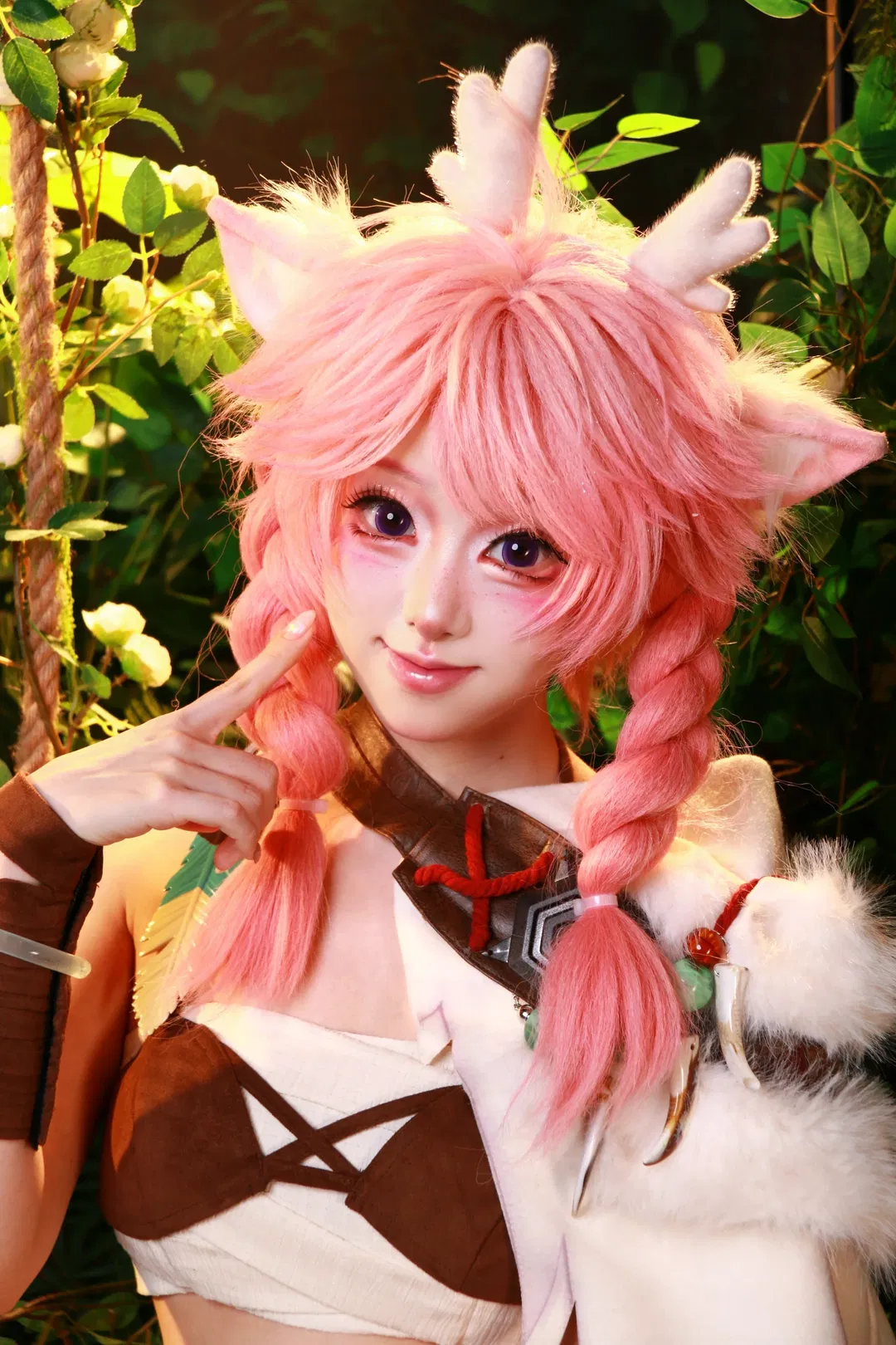 【瑤cos】王者榮耀叢林深處的靈動少女 - 第 1 張