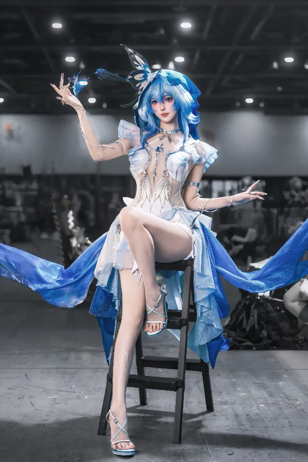 【守岸人cos】鸣潮海岸的蓝色守望者