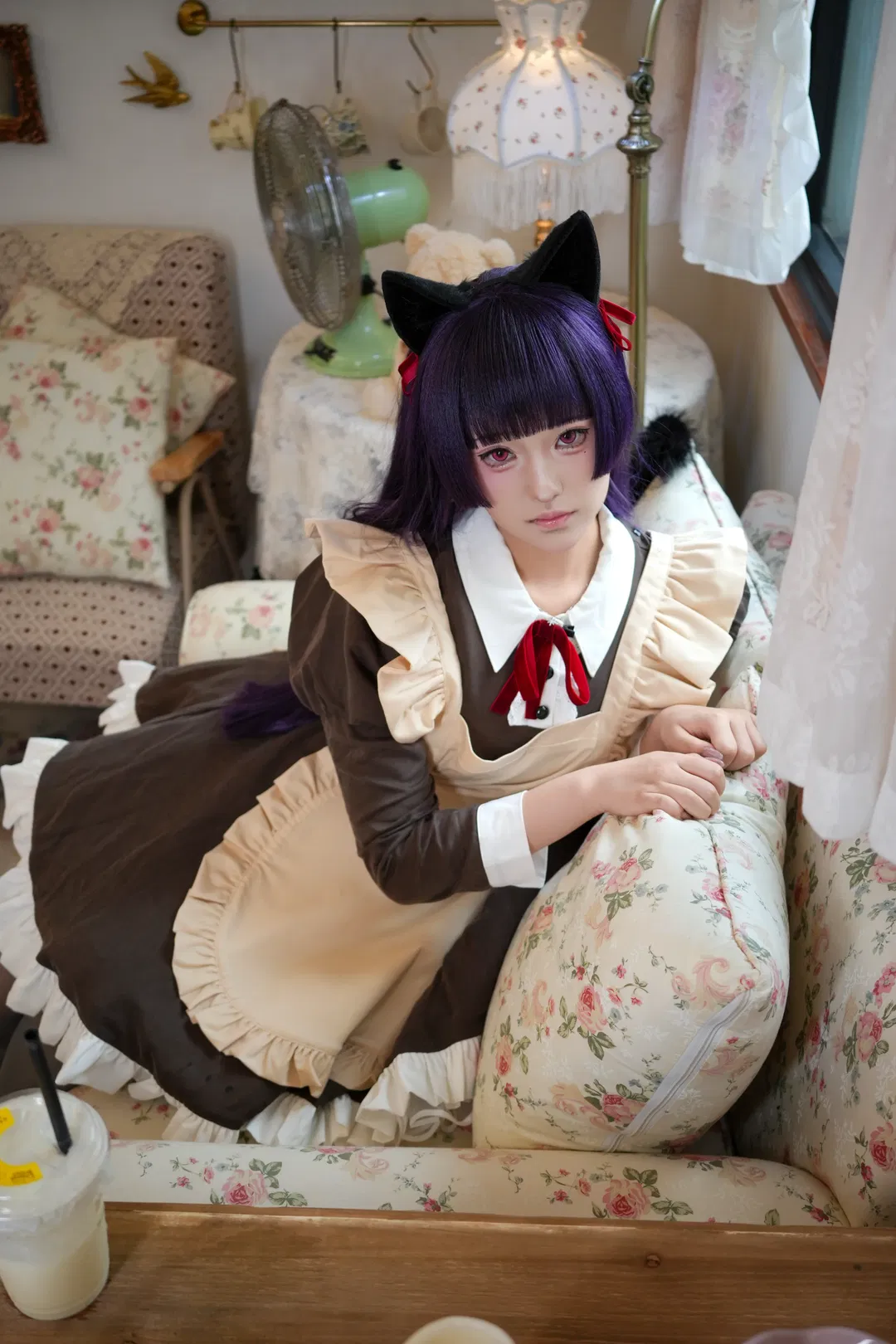 【五更琉璃cos】俺妹的猫耳女仆装扮分享 - 第 3 张