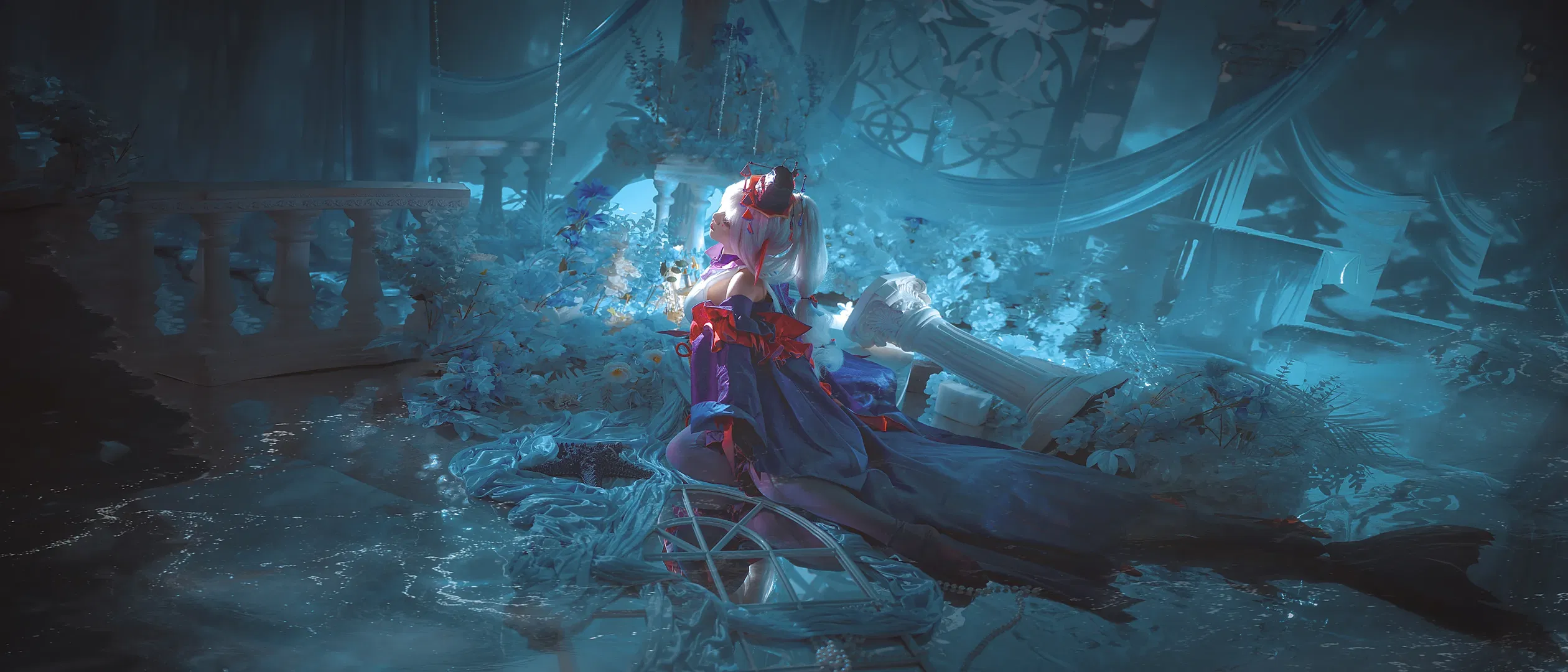 【千姬cos】阴阳师深海废墟置景拍摄记录 - 第 1 张