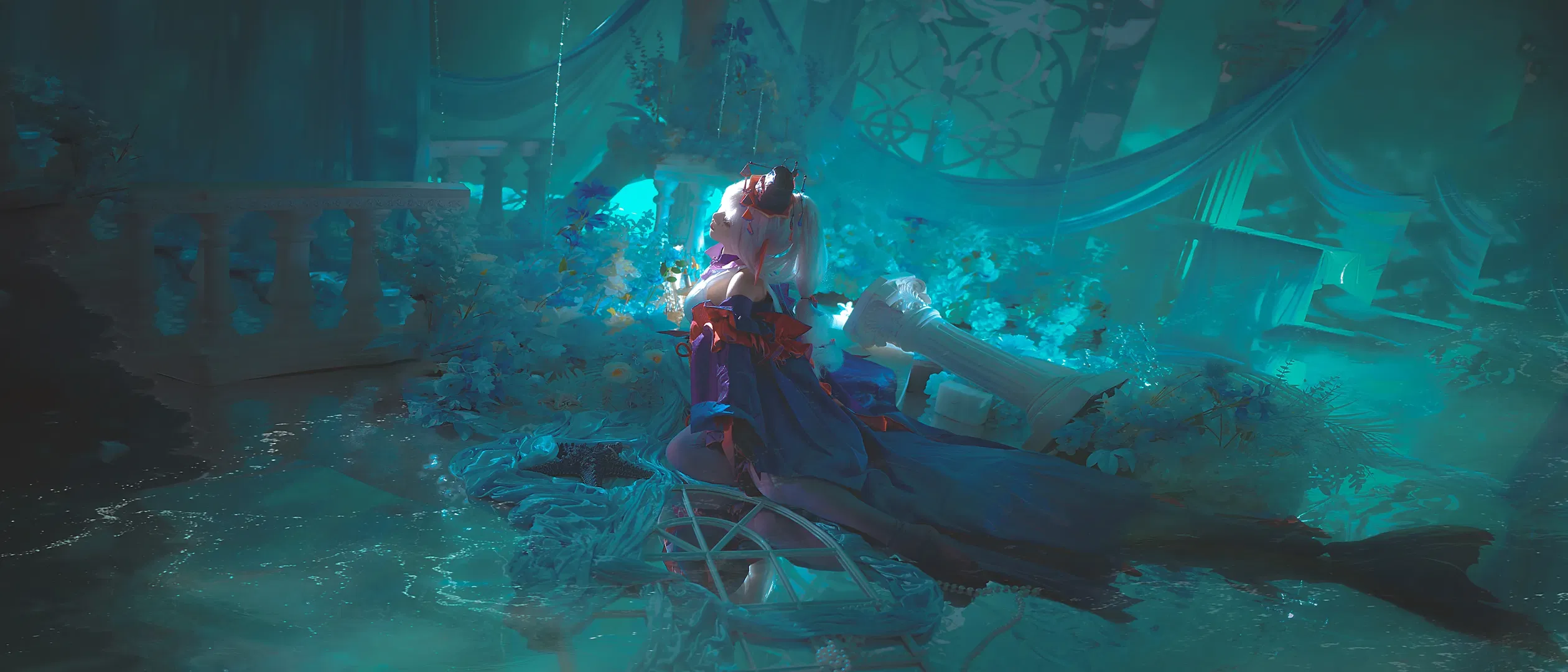【千姬cos】阴阳师深海废墟置景拍摄记录 - 第 2 张
