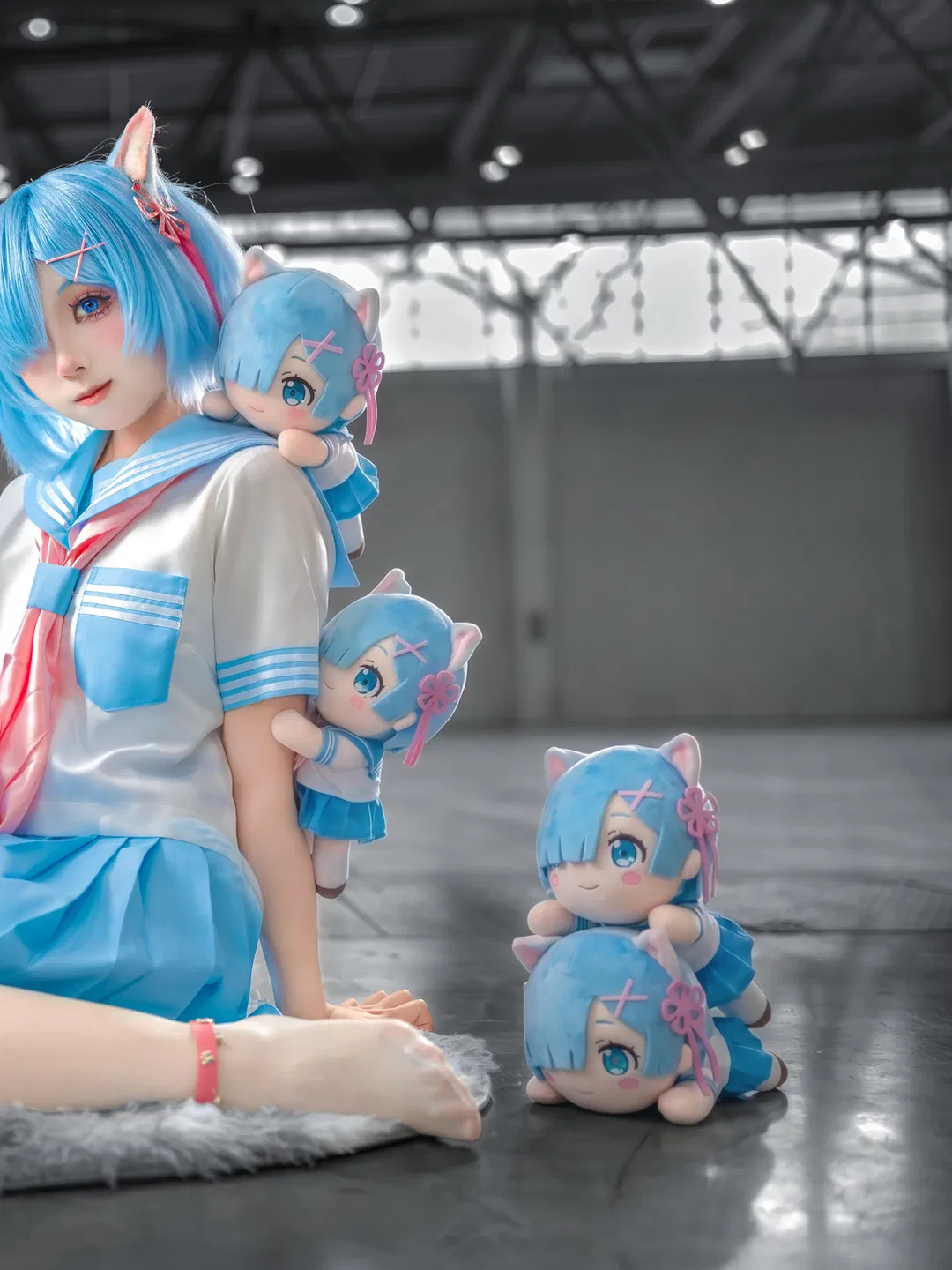 【蕾姆cos】从零开始的异世界生活，猫耳水手服心动满分 - 第 2 张