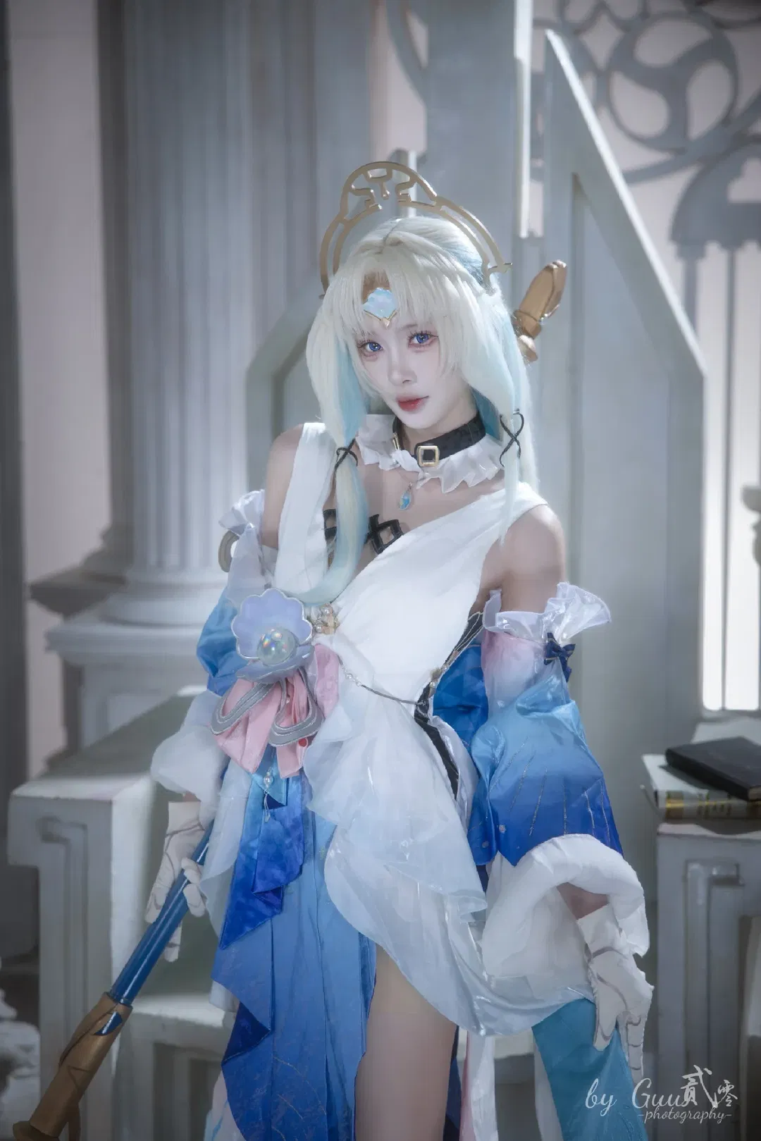 【真珠大人cos】崩坏星穹铁道白色殿堂的华丽邂逅 - 第 2 张