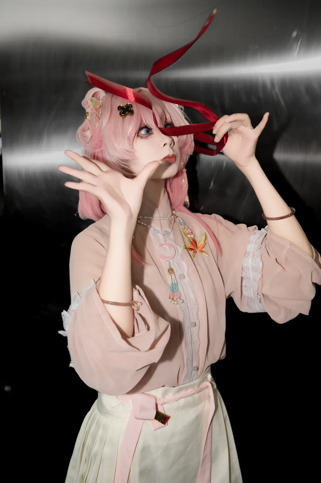 【三月七cos】星穹铁道里的粉色元气少女 - 第 6 张
