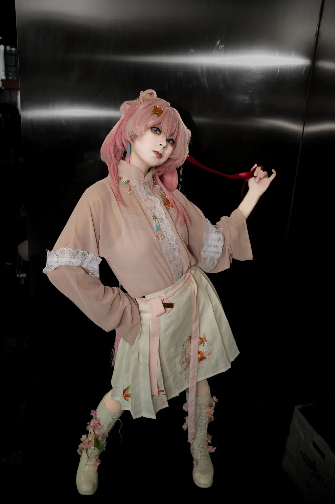【三月七cos】星穹铁道里的粉色元气少女 - 第 8 张